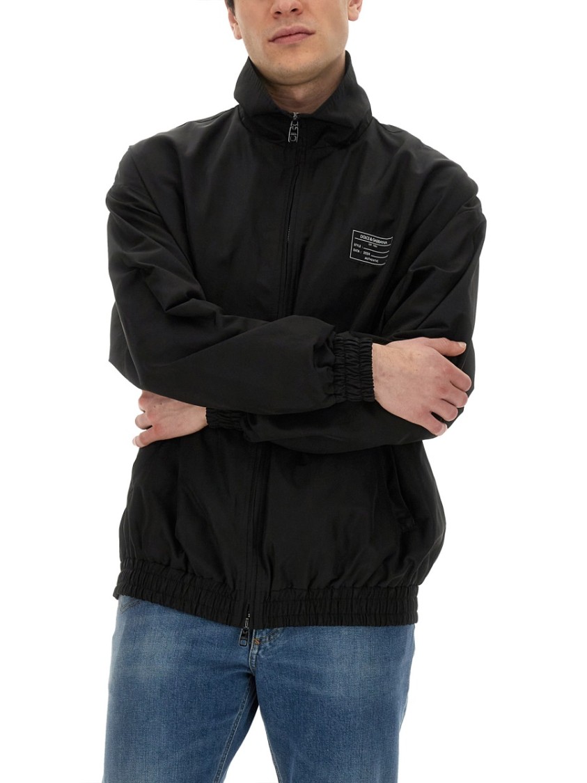 Dolce & Gabbana Hooded Jacket Zwart