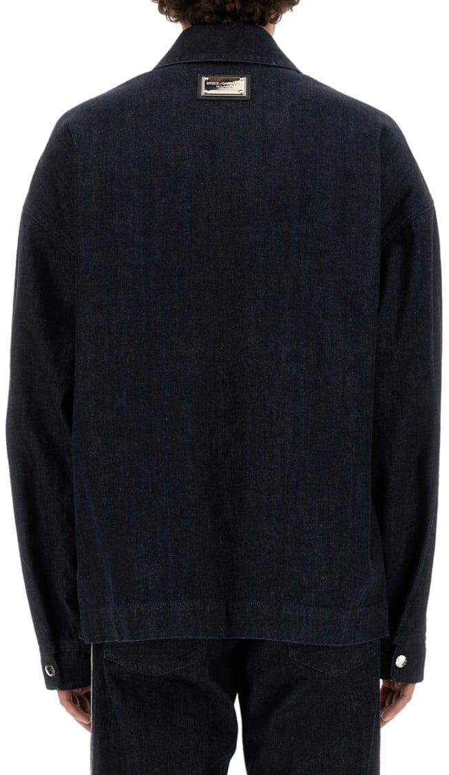 Dolce & Gabbana Selvedge Denim Blouson Blauw