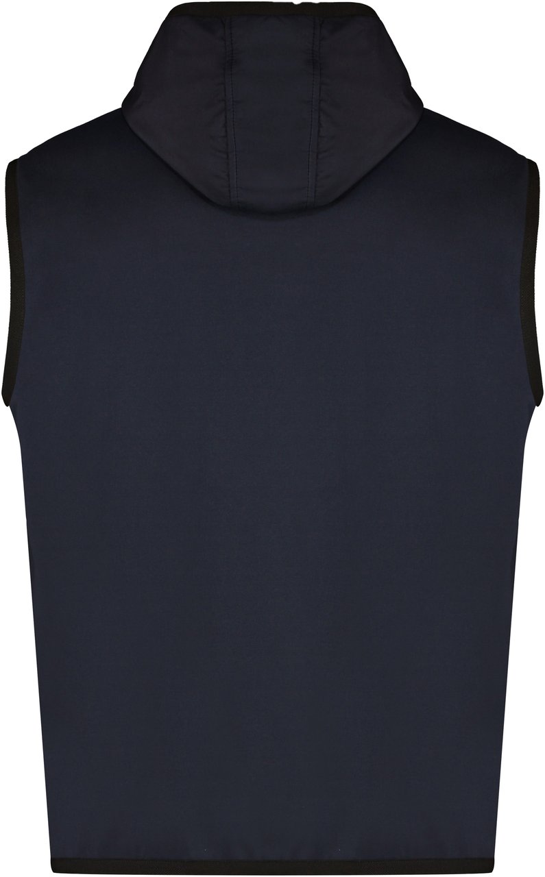 Dolce & Gabbana Sporty vest with zipper Blauw