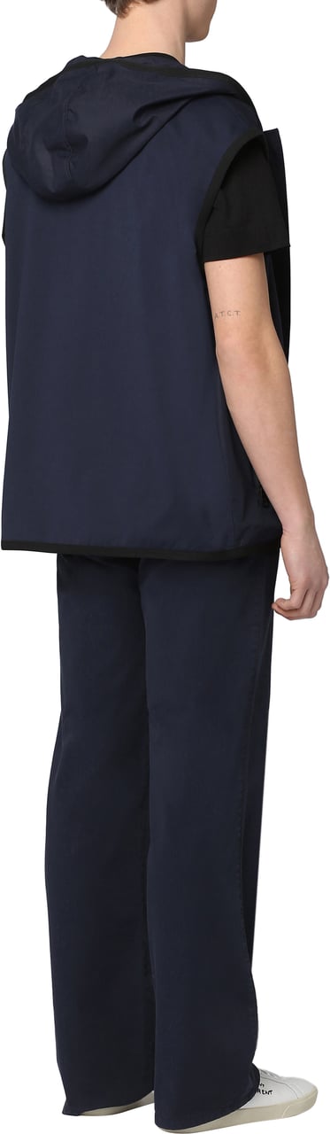 Dolce & Gabbana Sporty vest with zipper Blauw