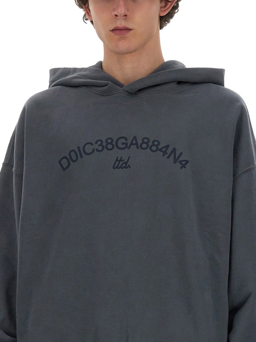 Dolce & Gabbana Sweatshirt With Logo Grijs