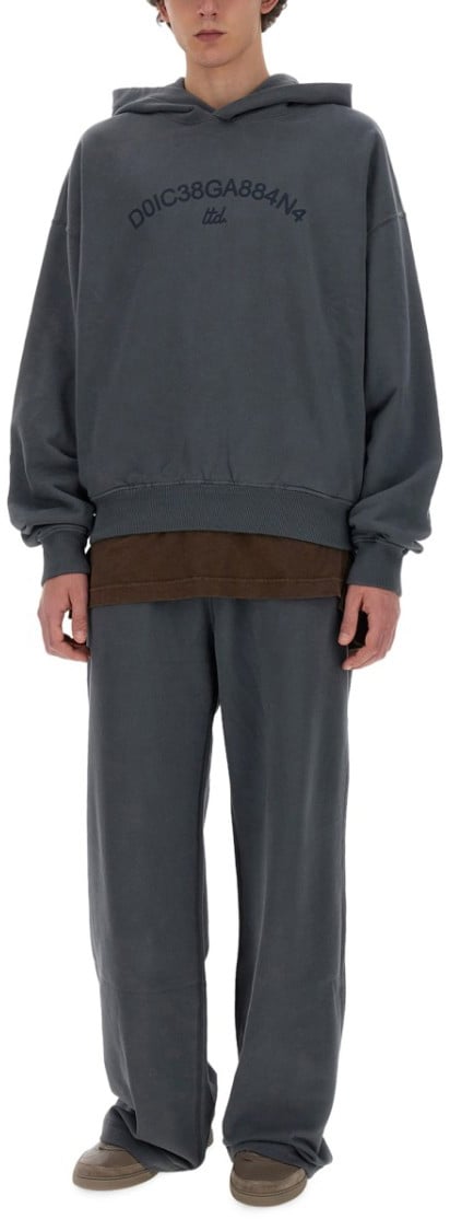 Dolce & Gabbana Sweatshirt With Logo Grijs