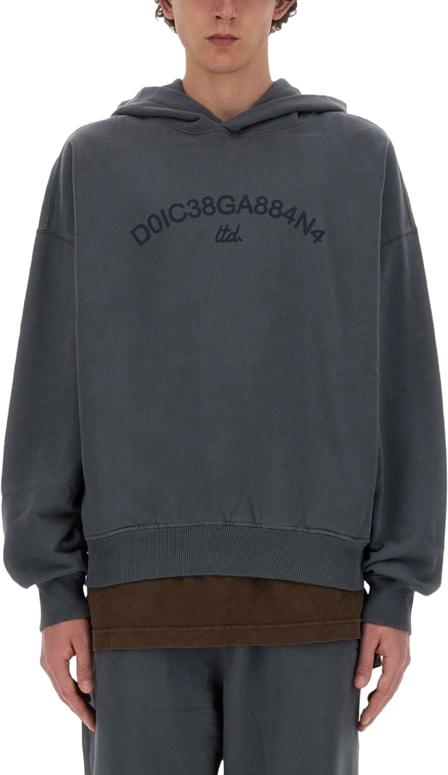 Dolce & Gabbana Sweatshirt With Logo Grijs