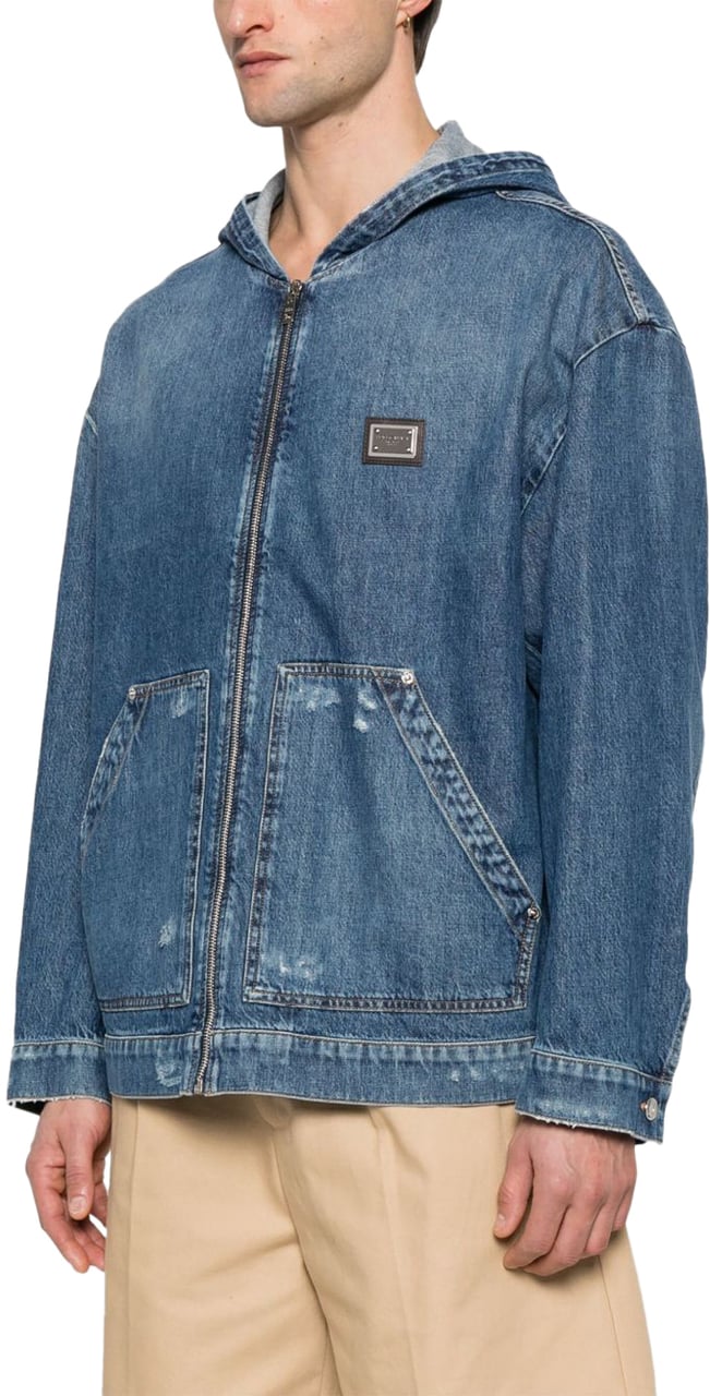 Dolce & Gabbana Coats Blue Blauw