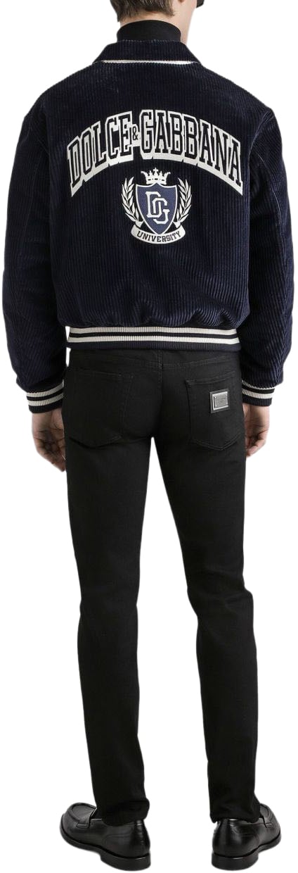 Dolce & Gabbana Coats Blue Blauw