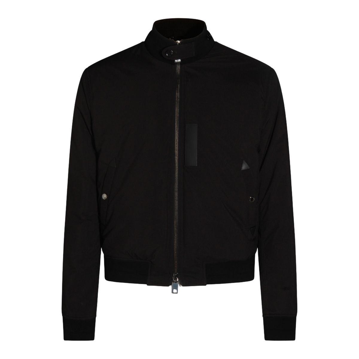 Dolce & Gabbana Tailored Black Jacket with High Collar Zwart