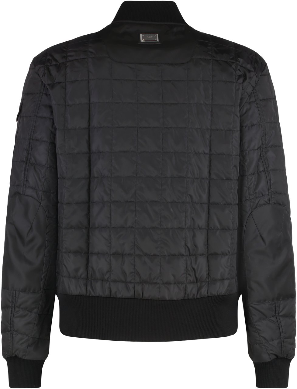 Dolce & Gabbana Padded bomber jacket Zwart