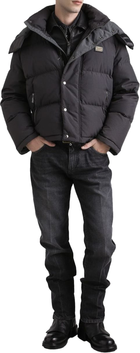 Dolce & Gabbana Coats Grey Grijs