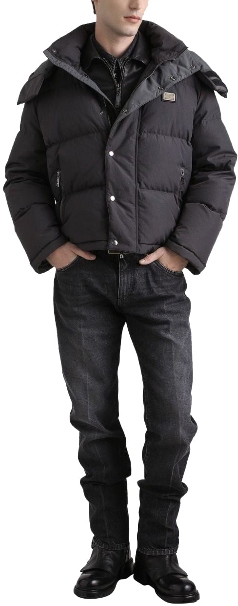 Dolce & Gabbana Dolce & Gabbana Coats Grey Grijs