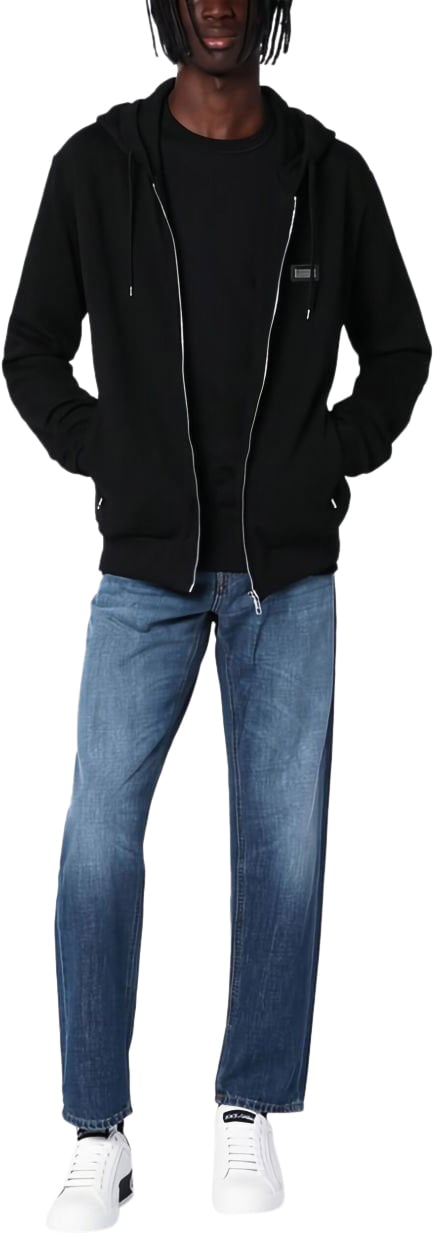 Dolce & Gabbana Coats Black Zwart