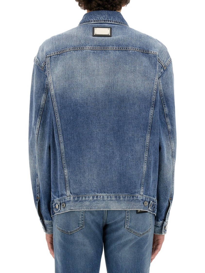 Dolce & Gabbana Denim Shirt Blauw