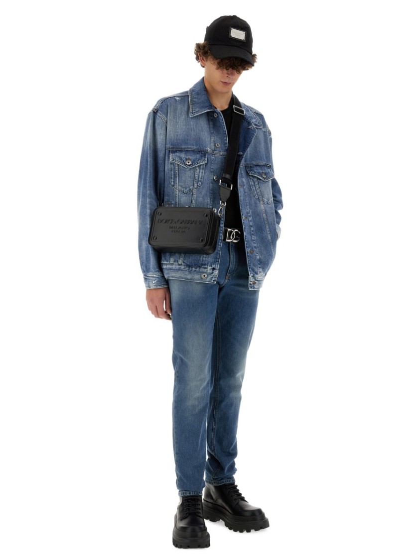 Dolce & Gabbana Denim Shirt Blauw