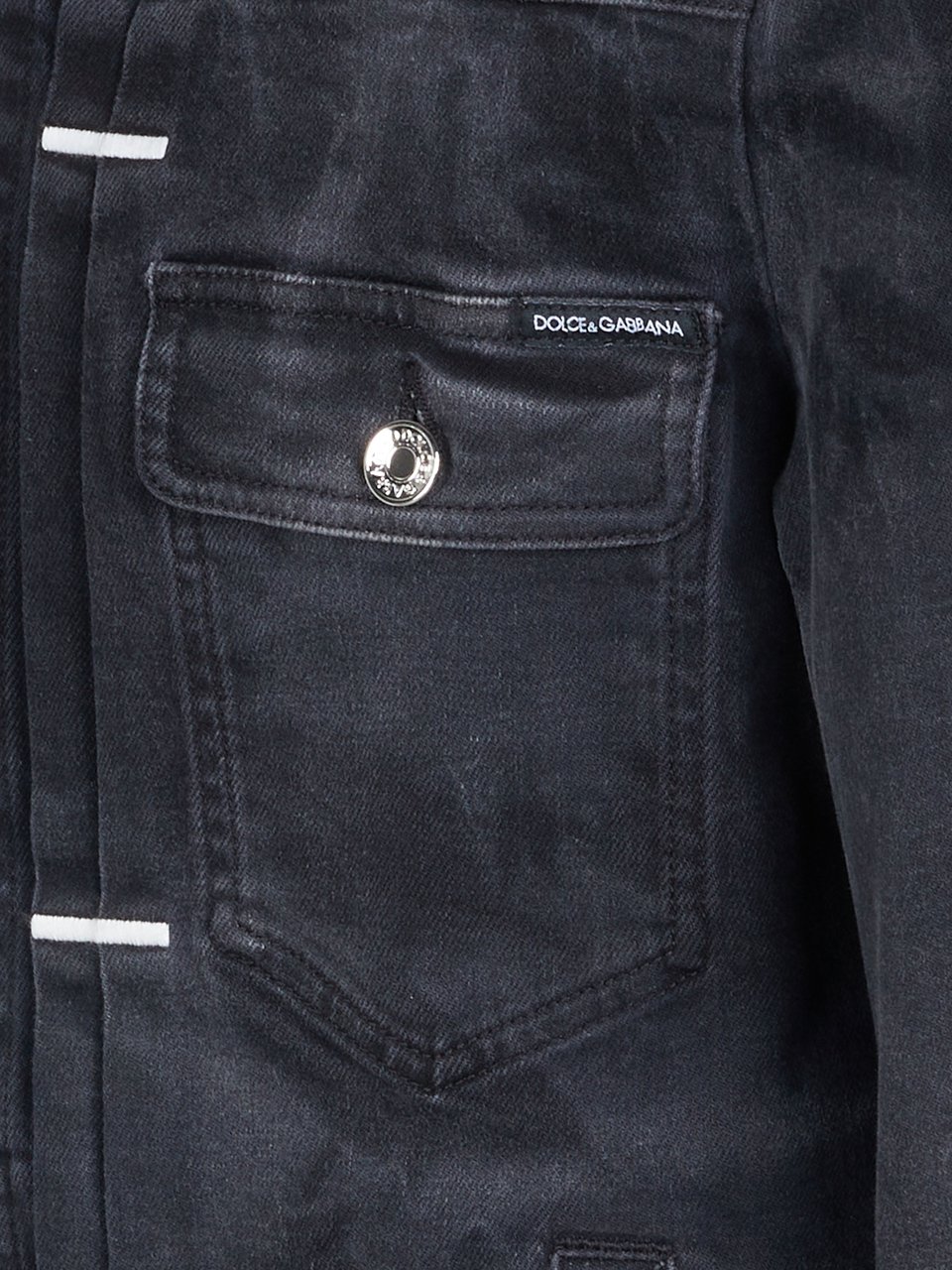 Dolce & Gabbana Dolce & Gabbana Jeansjacke schwarz Zwart