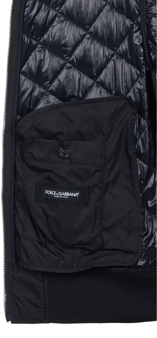 Dolce & Gabbana Dolce & Gabbana Steppjacke schwarz Zwart