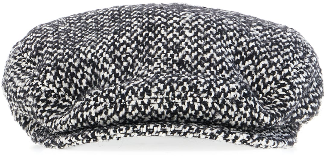 Dolce & Gabbana Dolce&gabbana Embroidered wool blend baker boy hat Divers