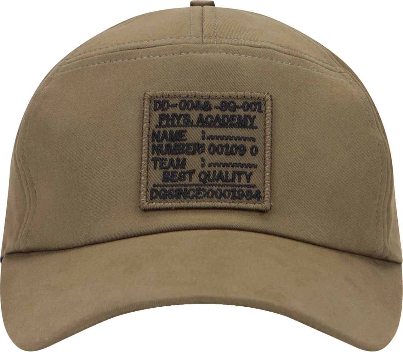 Dolce & Gabbana Cotton hat with embroidery Groen