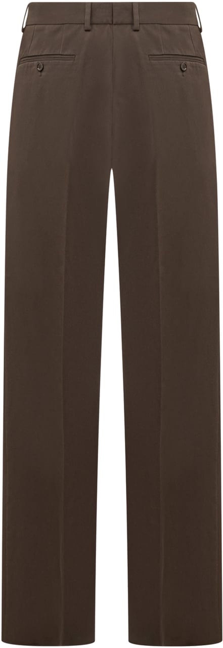 Dolce & Gabbana Pantalone in Cotone Groen