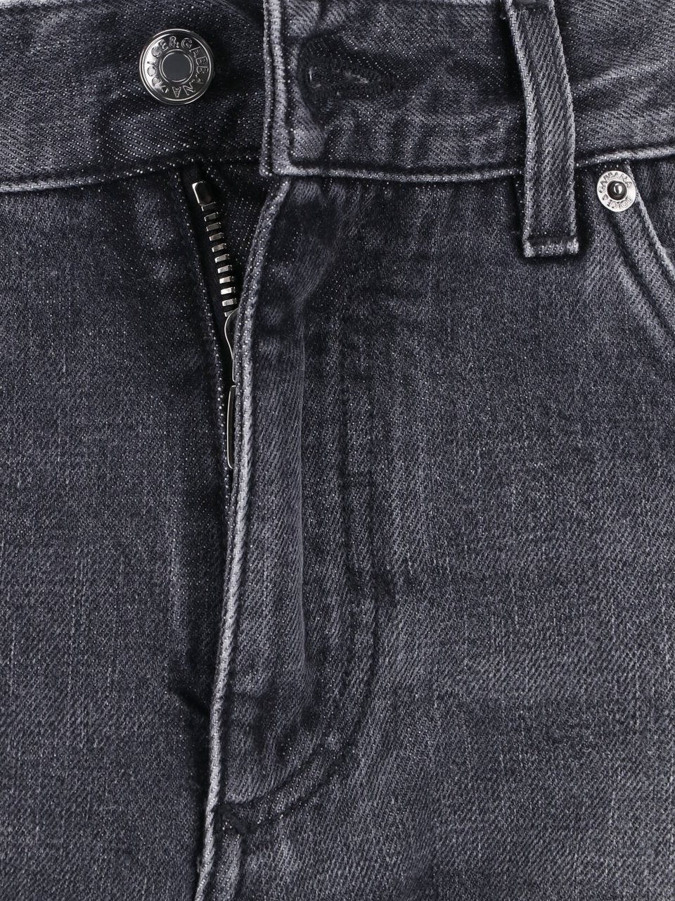 Dolce & Gabbana Black Denim Jeans Grijs