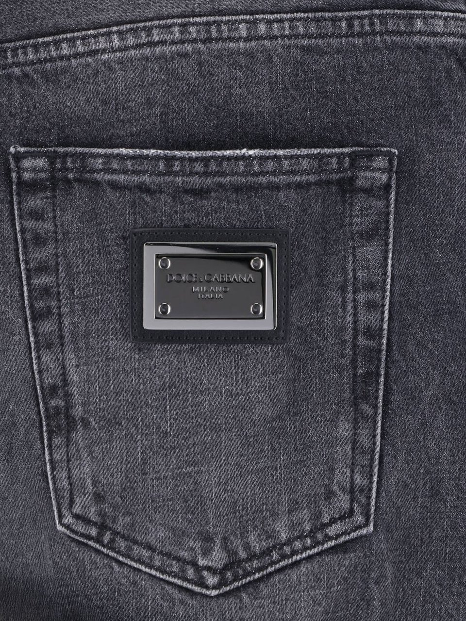 Dolce & Gabbana Black Denim Jeans Grijs