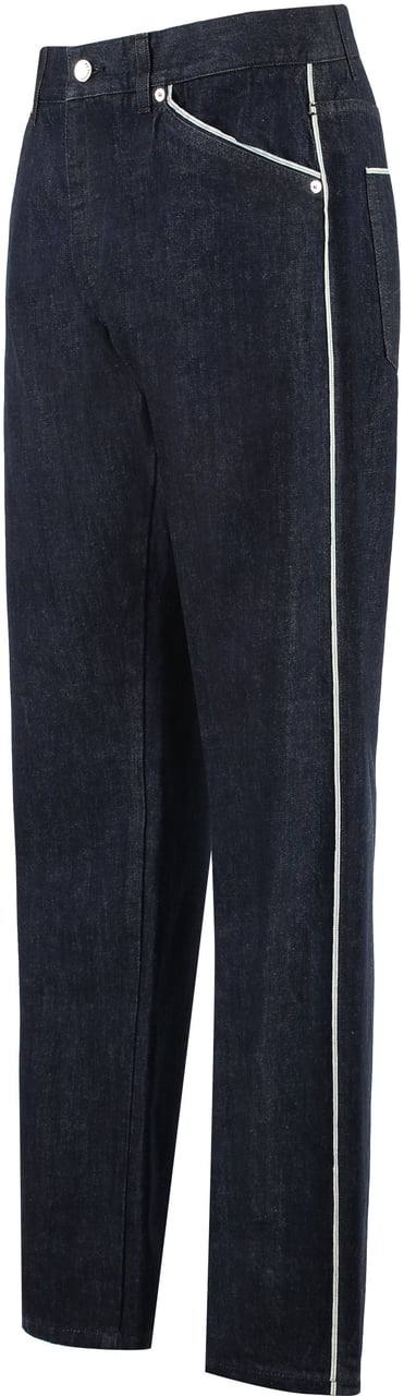 Dolce & Gabbana 5-pocket straight-leg jeans Blauw