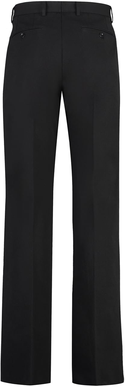 Dolce & Gabbana Blend Cotton trousers Zwart