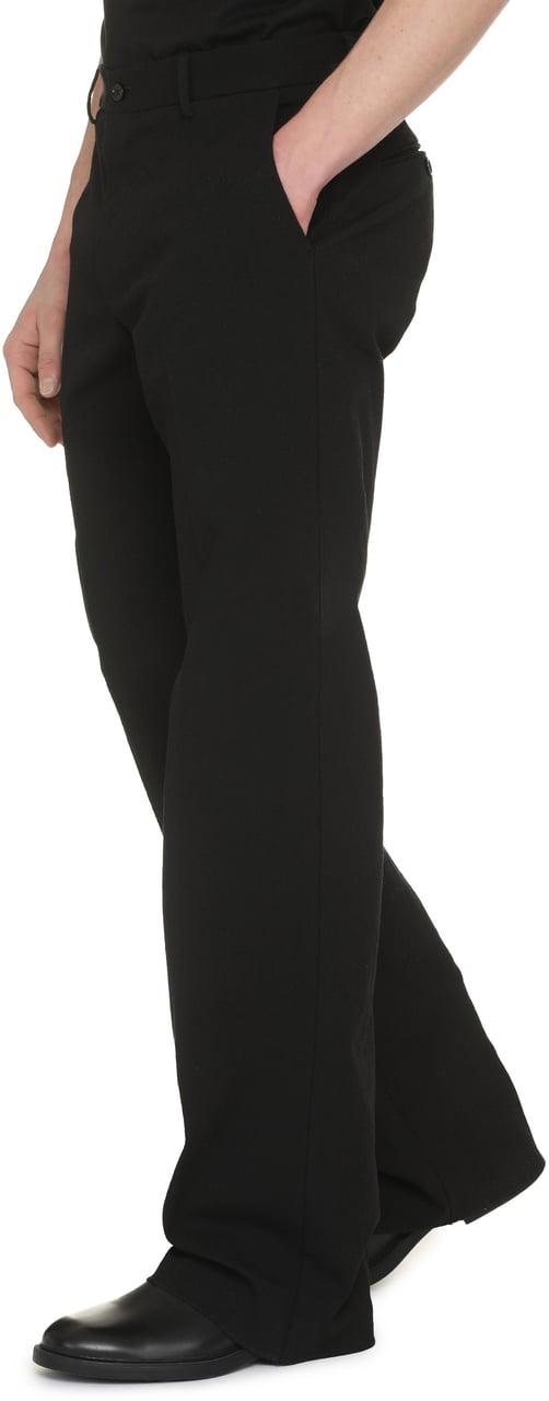 Dolce & Gabbana Blend Cotton trousers Zwart