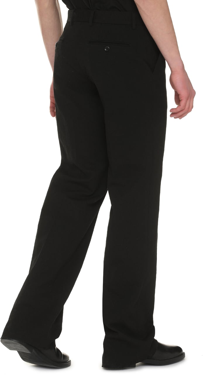 Dolce & Gabbana Blend Cotton trousers Zwart