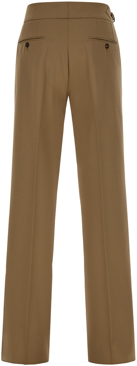 Dolce & Gabbana Dolce&gabbana Brown stretch wool pants Bruin
