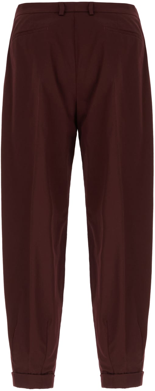Dolce & Gabbana Dolce&gabbana Plum stretch cotton pants Paars