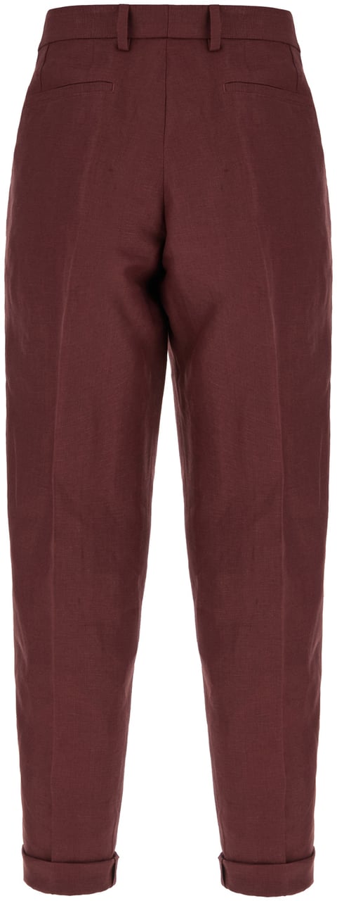 Dolce & Gabbana Dolce&gabbana Grape linen pants Paars