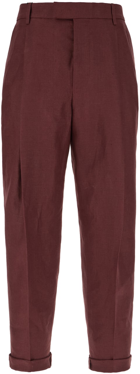 Dolce & Gabbana Dolce&gabbana Grape linen pants Paars