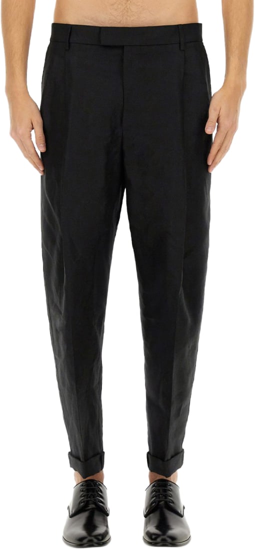 Dolce & Gabbana Canvas Pants Zwart