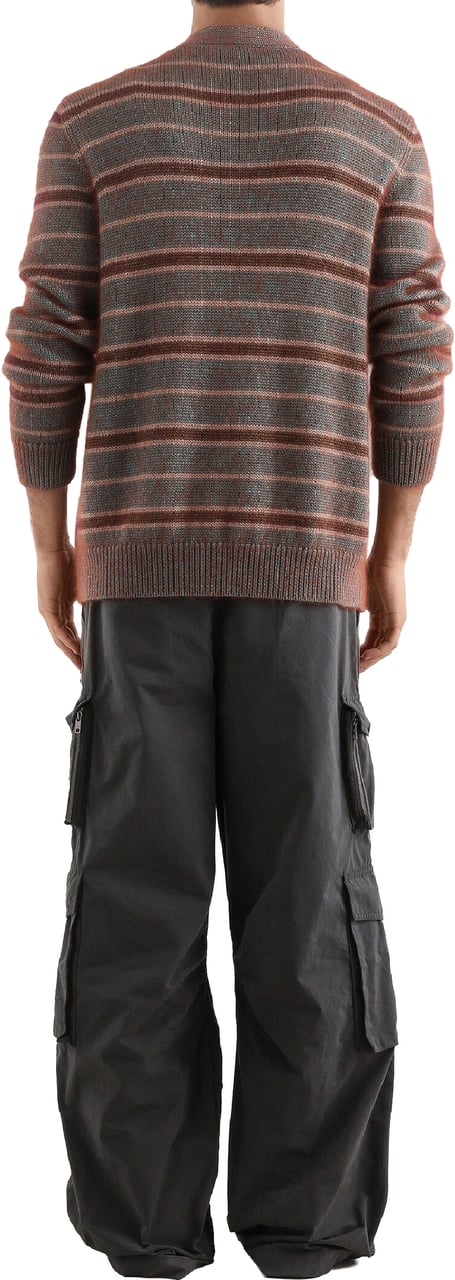 Dolce & Gabbana Wide-Leg Durable Matte Finish Cargo Pants Zwart