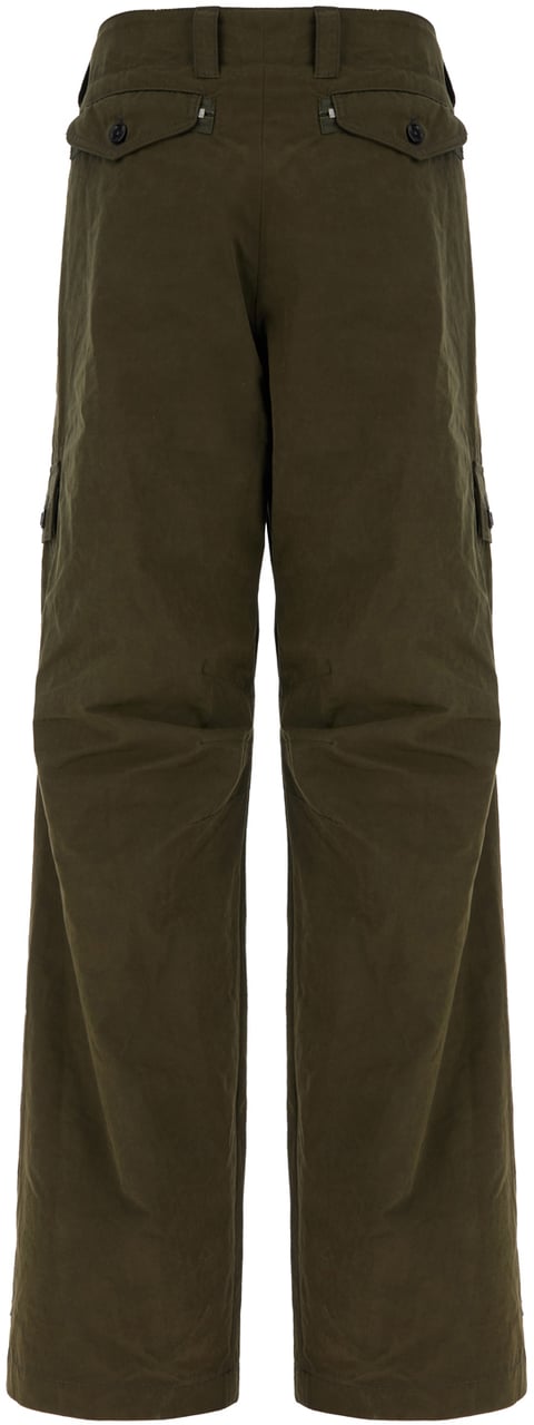 Dolce & Gabbana Dolce&gabbana Dark green cotton blend pants Groen