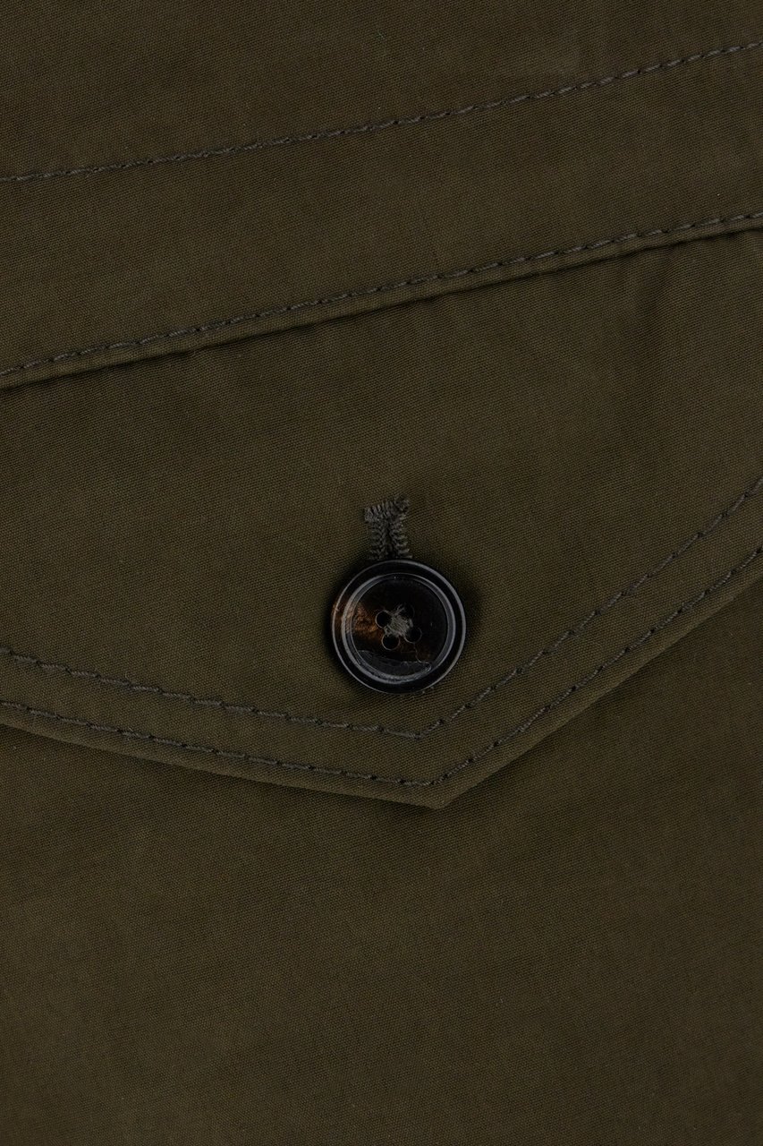 Dolce & Gabbana Dolce&gabbana Dark green cotton blend pants Groen