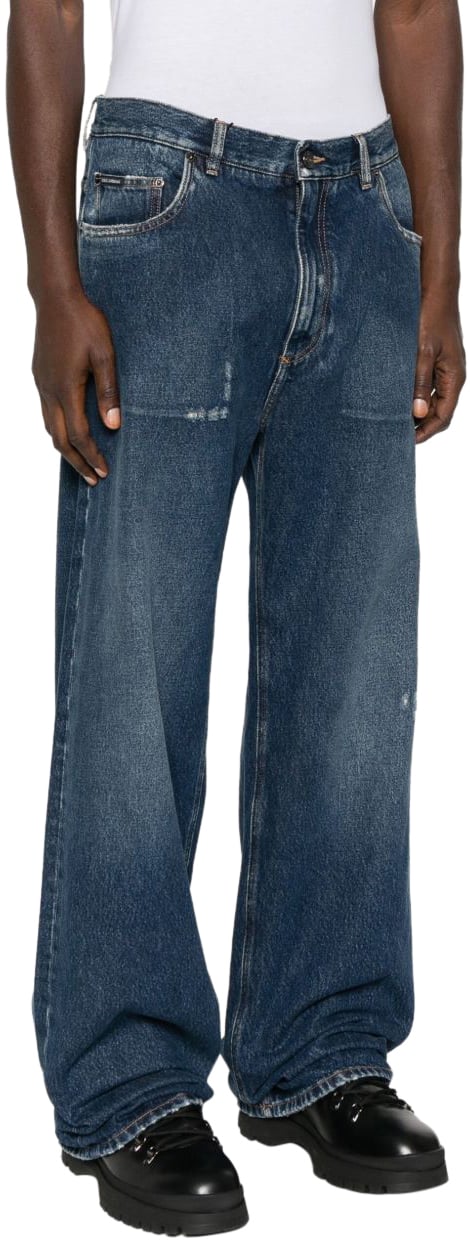 Dolce & Gabbana Trousers Blue Blauw