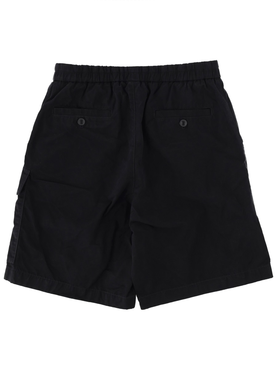 Dolce & Gabbana Relaxed Fit Functional Pockets Drawstring Shorts Zwart
