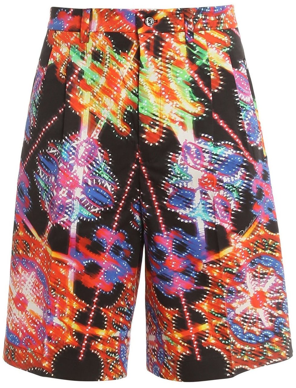 Dolce & Gabbana Dolce & Gabbana Printed Shorts Zwart
