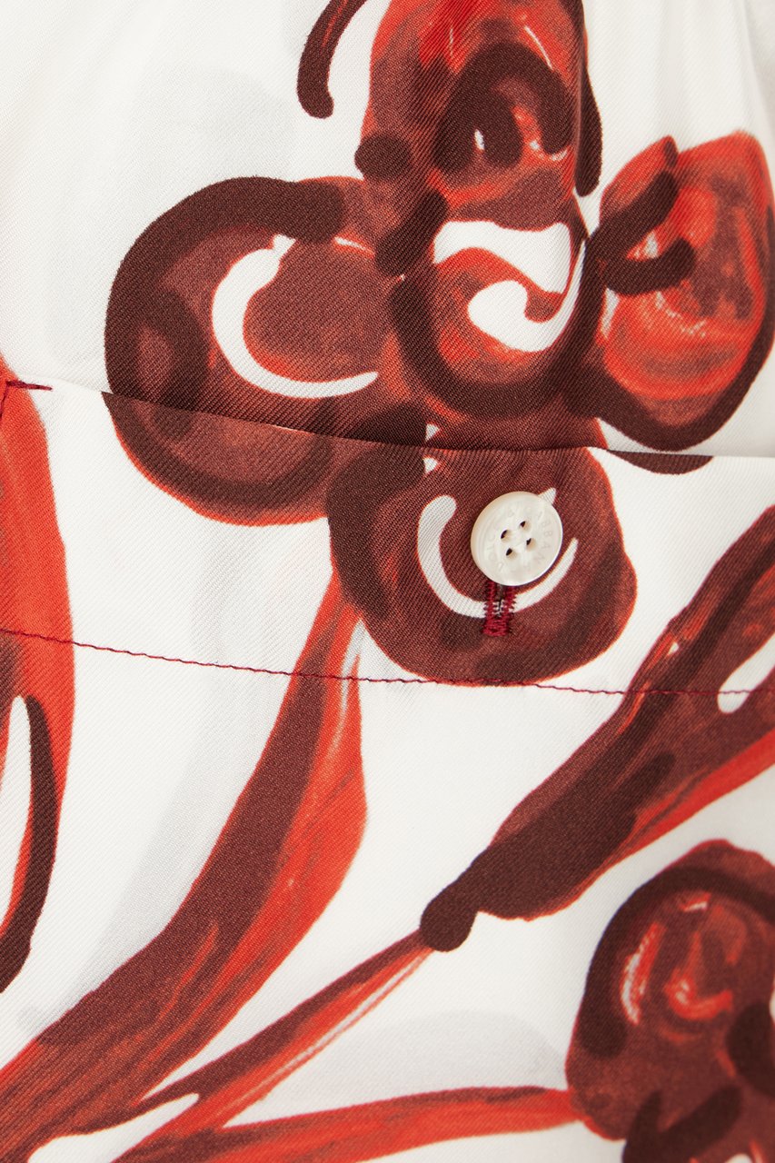 Dolce & Gabbana Dolce&gabbana Printed silk bermuda shorts Divers