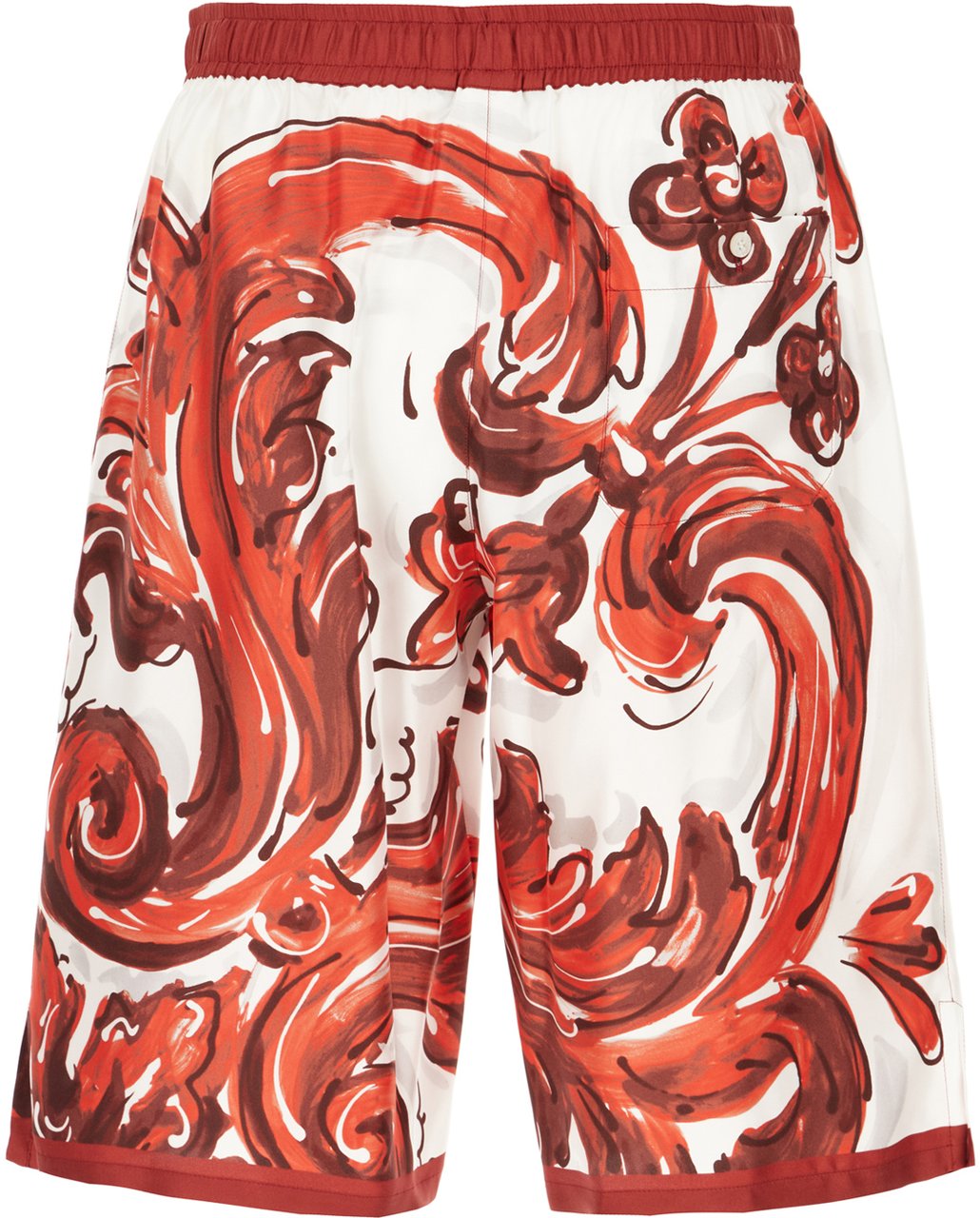 Dolce & Gabbana Dolce&gabbana Printed silk bermuda shorts Divers