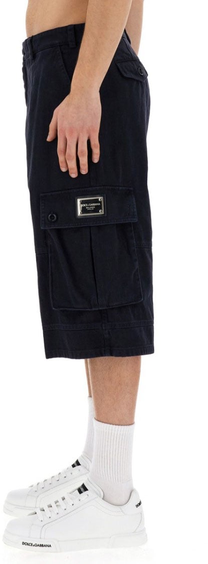 Dolce & Gabbana Bermuda Cargo Blauw