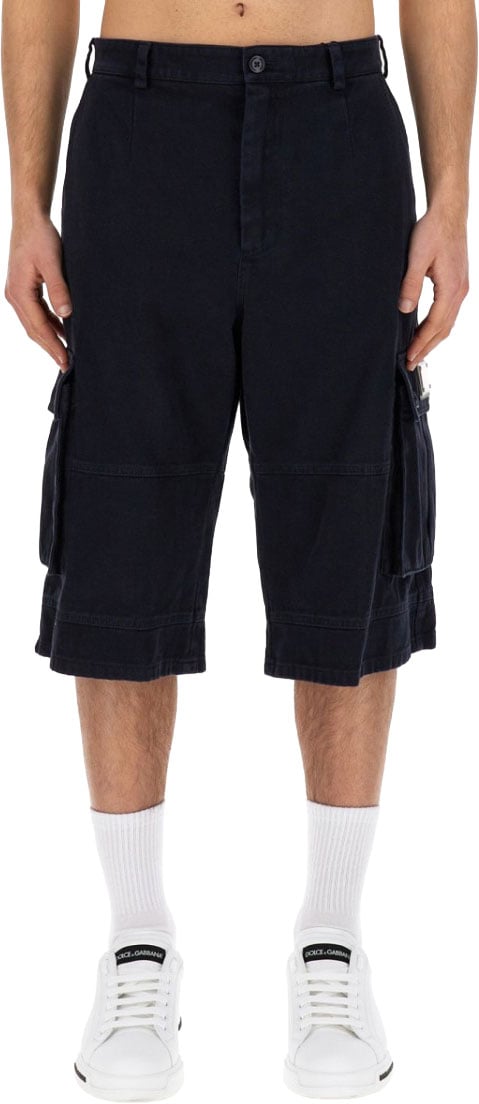Dolce & Gabbana Bermuda Cargo Blauw