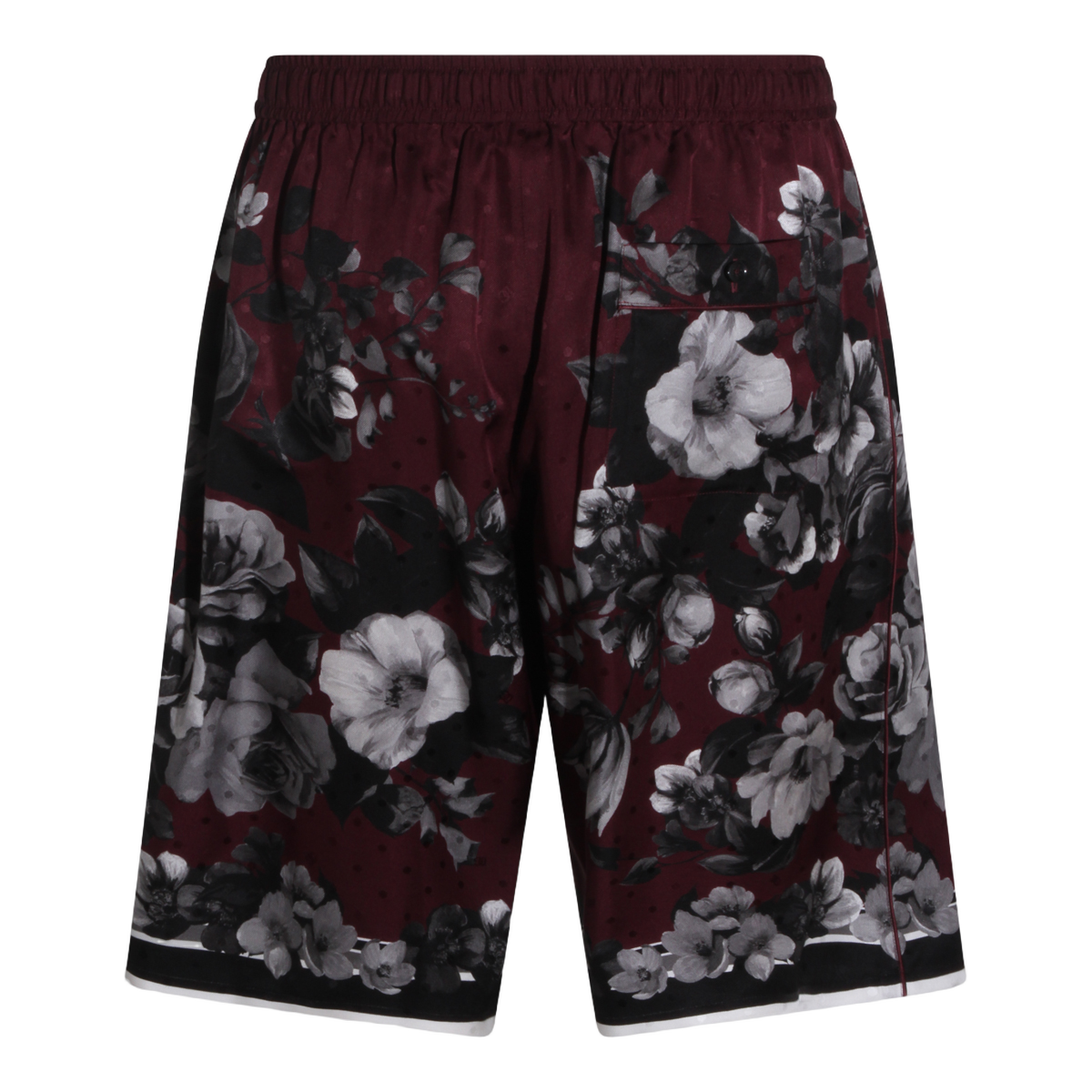 Dolce & Gabbana Multicolored Floral Patterned Shorts Rood