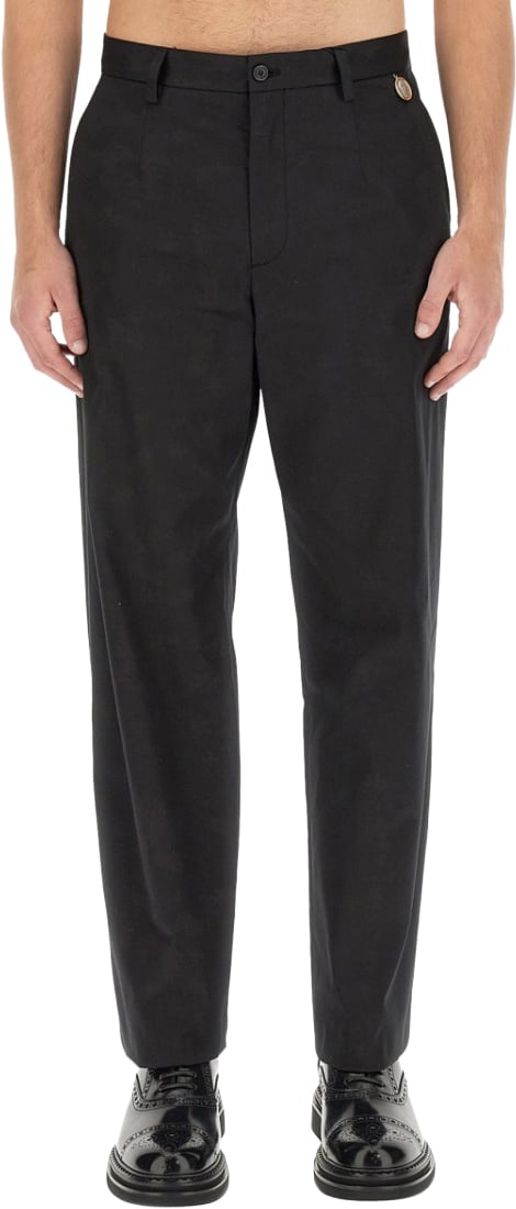 Dolce & Gabbana Gabardine Pants Zwart
