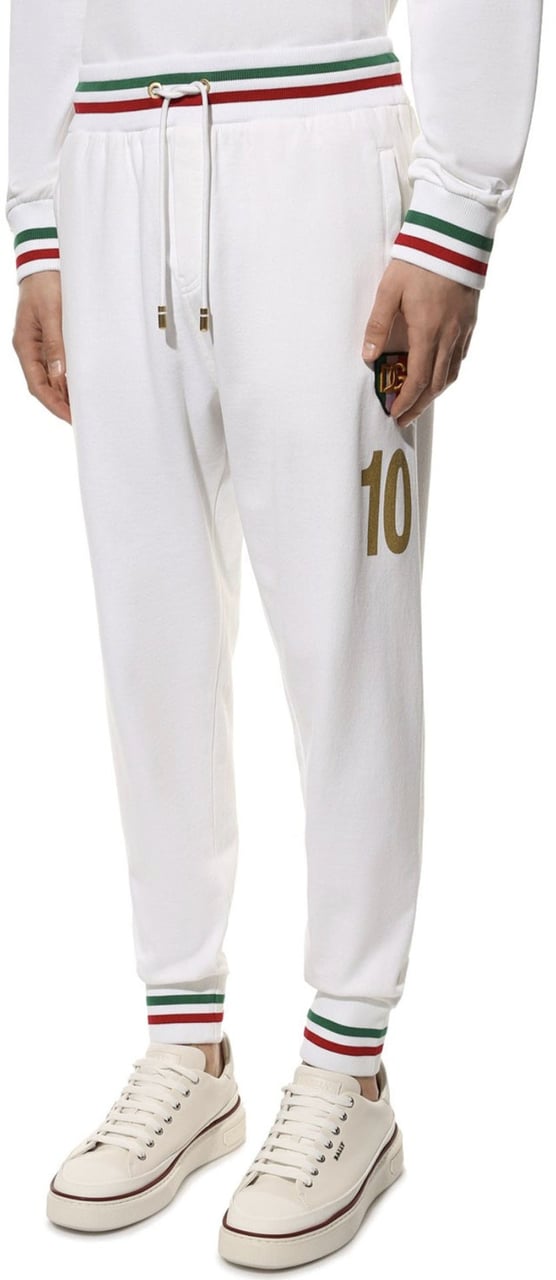 Dolce & Gabbana Dolce & Gabbana Logo Sweatpants Wit