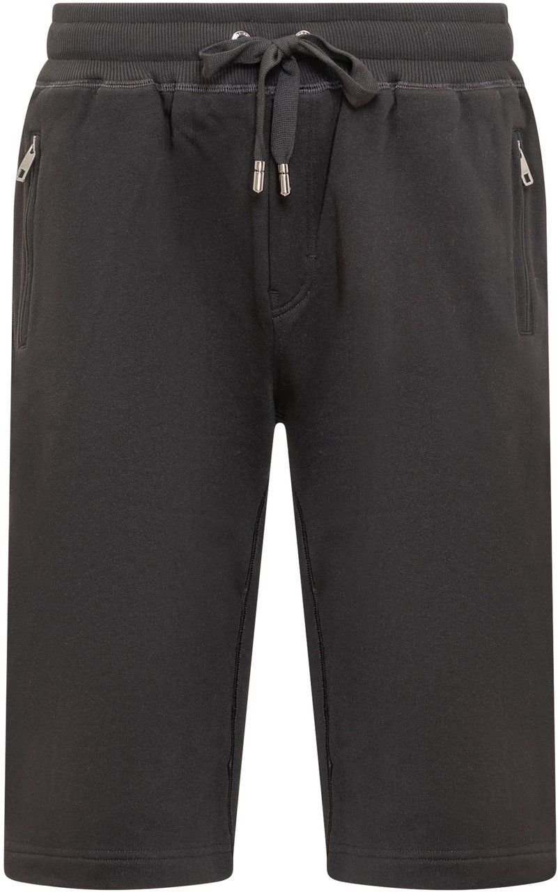 Dolce & Gabbana Shorts con Logo Donkergrijs