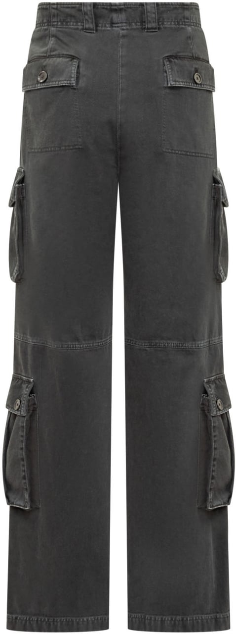 Dolce & Gabbana Pantalone con Logo Zwart