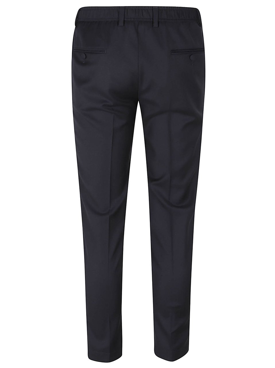 Dolce & Gabbana Tailored Blue Wool Trousers Zwart