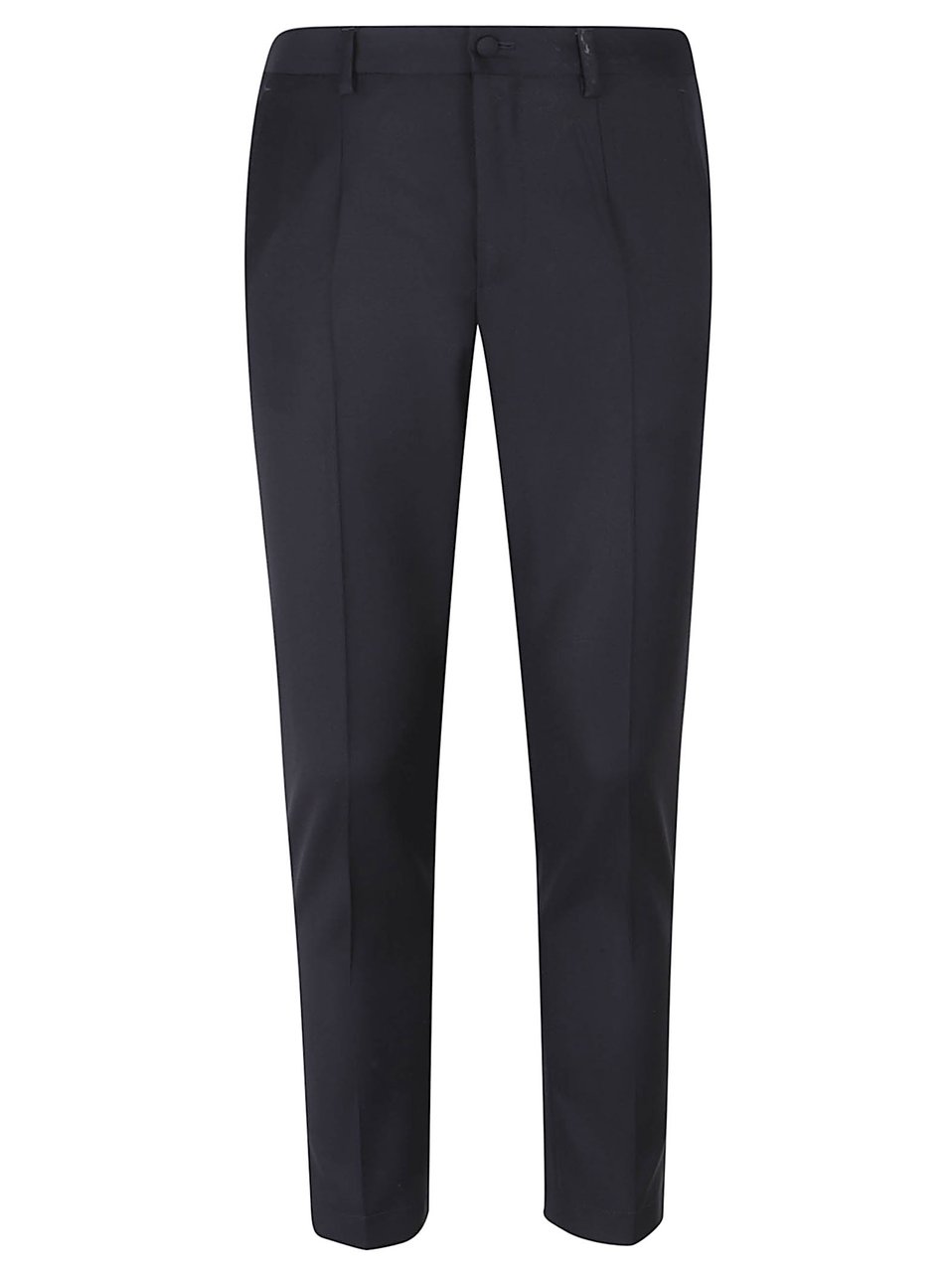 Dolce & Gabbana Tailored Blue Wool Trousers Zwart