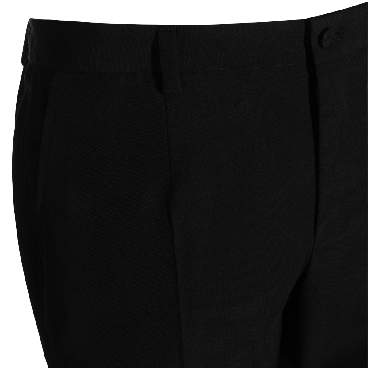 Dolce & Gabbana Tailored Black Trousers and Subtle Pleats Zwart